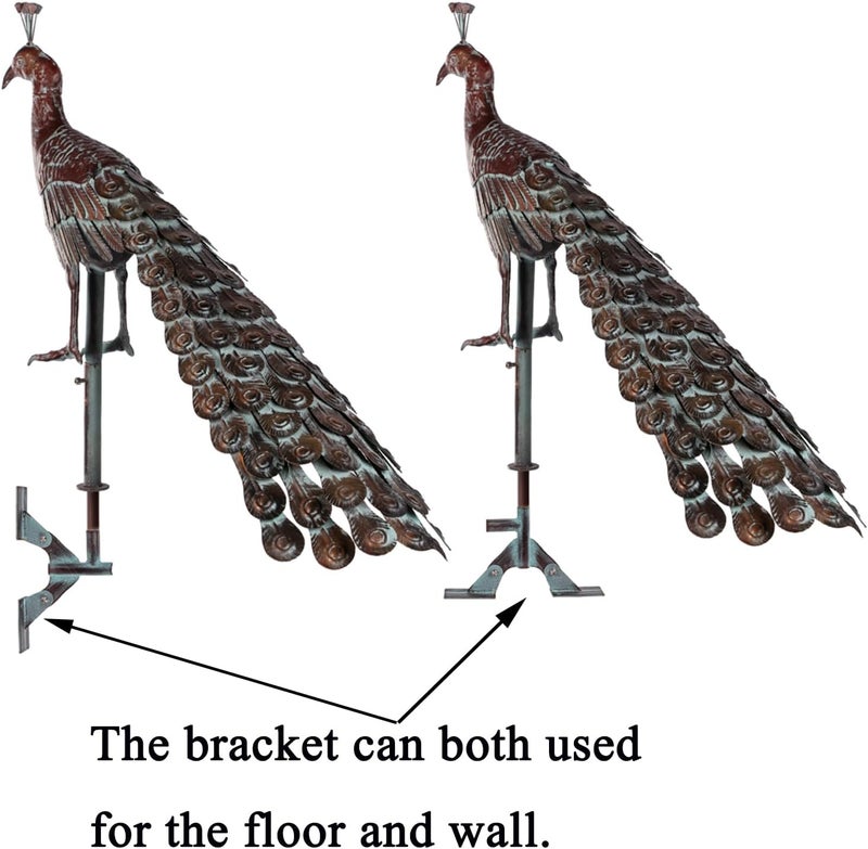 CLYB Heavy Duty Weather Vanes Roof Mount 2-Port Adjustable Weathervane Mount Bracket for Outside Garden Yard Cupola Sheds Barns Post Roofs - Image 3